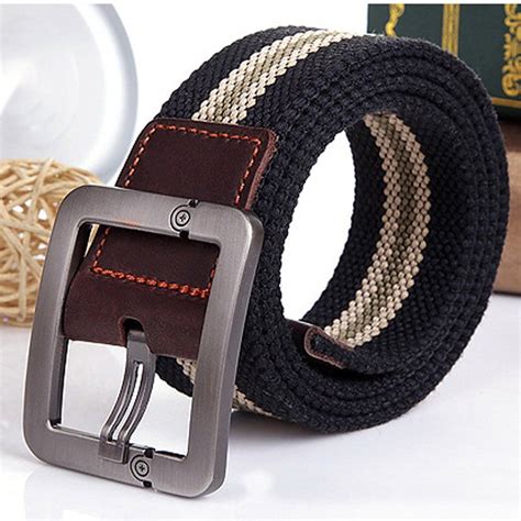 Canvas Belt For Men Tactics Woven Belt Canvas Belts Casual