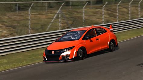 Assetto Corsa Honda Civic Type R At The Nordschleife Youtube