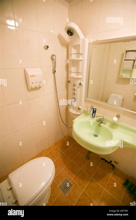 Hotel Bathroom In Seoul South Korea Stock Photo Alamy