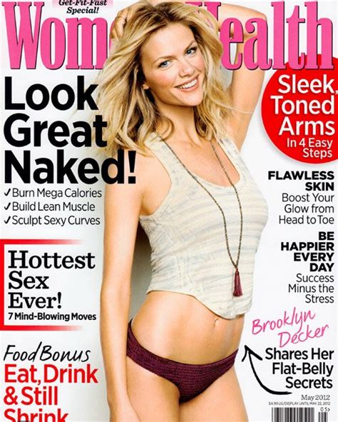 Celebrity Photo Maniac Brooklyn Decker Covers Womens Health May 2012