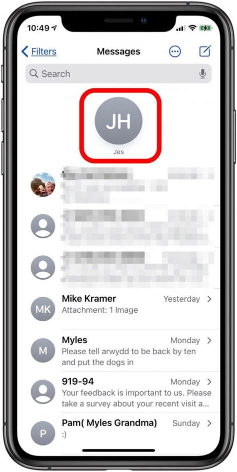 How To Pin And Unpin Contacts To The Top Of The Messages App On Iphone In
