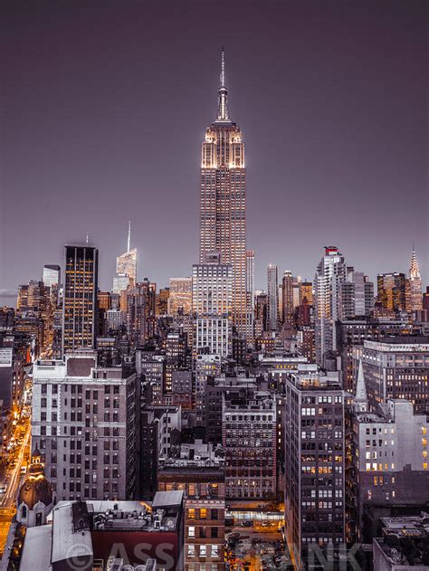 Assaf Frank Photography Licensing Empire State Building With New York