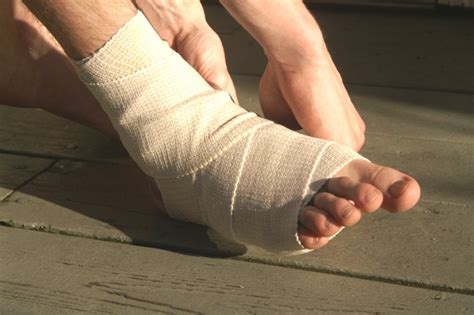 How To Wrap An Ankle With An Ace Bandage Livestrongcom