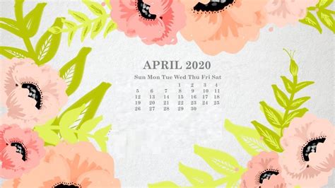 🔥 Download April Desktop Wallpaper Calendar Blank By Thoffman April