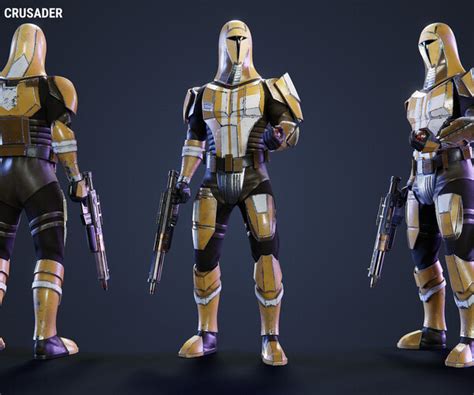 Artstation Mandalorian Neo Crusader Game Ready Model Game Assets