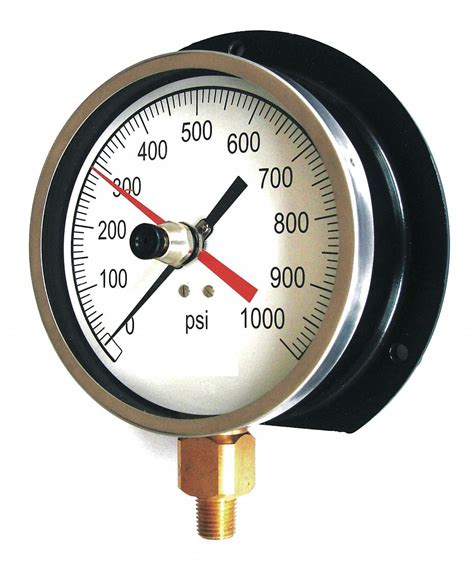 Grainger Approved Pressure Gauge 0 To 1000 Psi Range 14 Npt ±050
