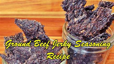 The jerky maker book series if you are ready to start making some of the best beef jerky you have ever made in your life, then the jerky maker book series is for you! Ground Beef Jerky Seasoning Recipe - YouTube