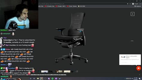 Xqc Take A Look At Herman Miller X Logitech S Chair Youtube
