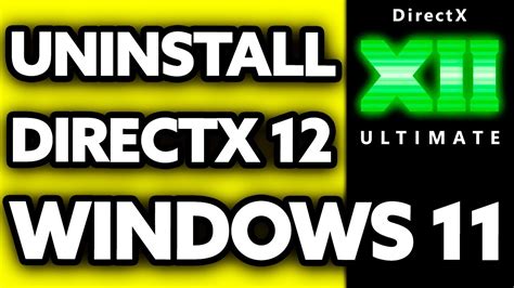 How To Uninstall Directx 12 On Windows 11 2024 Youtube