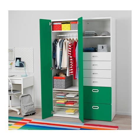 Maybe you would like to learn more about one of these? FRITIDS/STUVA Wardrobe White/green 120 x 50 x 192 cm - IKEA