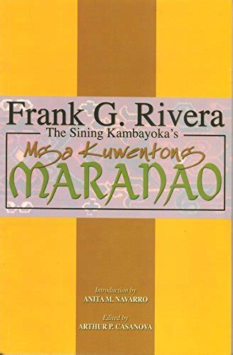 Mga Kwentong Maranao Philippine Import Frank G Rivera
