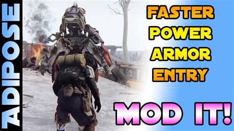 Fallout 4 Quicker Power Armor Animation Mod It 29 Youtube