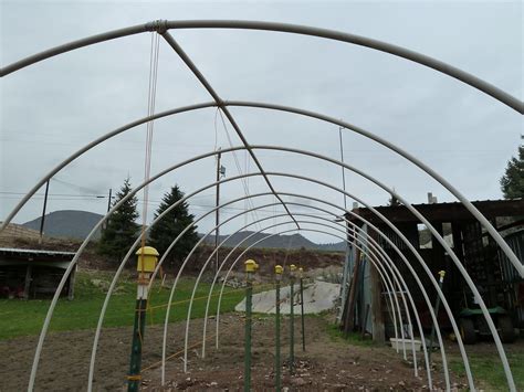 Hoop House High Tunnel Made Out Of 34 Pvc Pipe Flickr