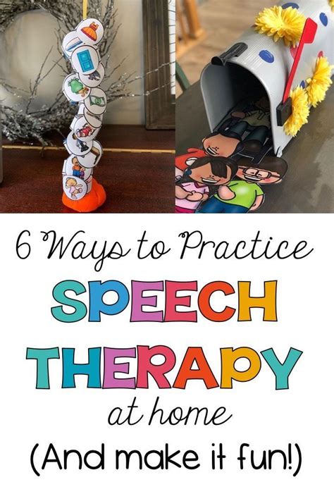 6 Ways To Practice Speech Therapy At Home And Make It Fun Use Games