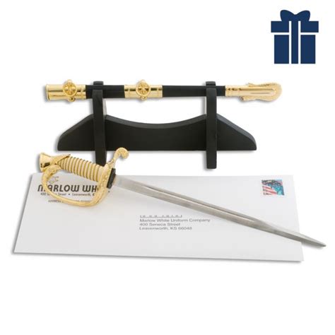 Us Navy Ceremonial Officer Sword Letter Opener