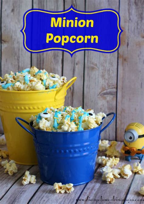 Snacks For Your Minions Fans Minion Popcorn Recipe Diary Of A