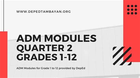 Quarter 2 Adm Modules For Grade 7 Sy 2020 2021