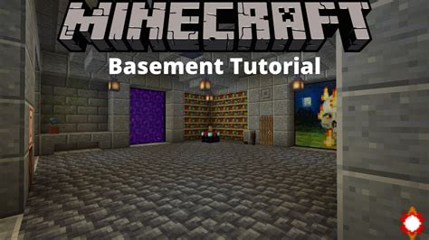 Original Minecraft How To Build A Basement Tutorial Youtube