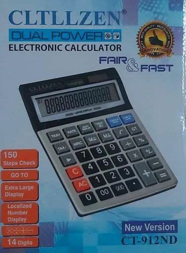 Ct 912 Nd Cltllzen Electronic Calculator At Rs 225 इलेक्ट्रॉनिक