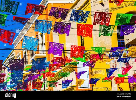 Mexican Paper Flags Hi Res Stock Photography And Images Alamy