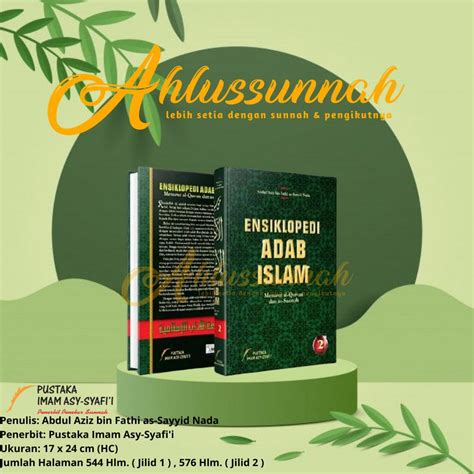 Jual Buku Ensiklopedi Adab Islam Shopee Indonesia