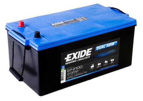 Exide Leisure Battery Dual Agm Ep2100 Low Cost Batteries Online