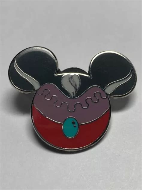 Disney Mickey Mouse Head Villains Icon Lady Tremaine Mystery Pin