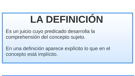 LA DEFINICIÓN by Gabriela Roja on Prezi Next