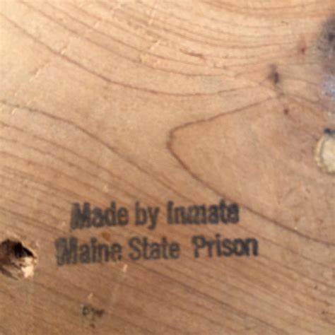 Vintage Maine State Prison Inmate Torn Awning Antiques