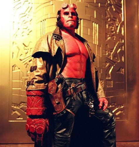 Hellboy Arm And Costume Detail Hellboy Movie Comic Book Writer