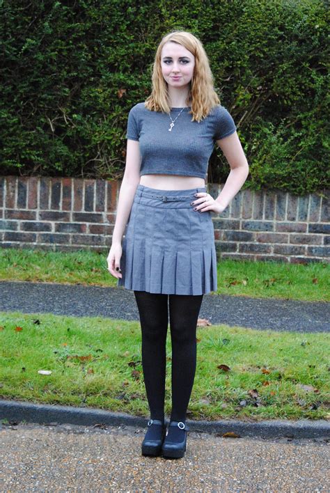 90sy2k Vintage Grey Pleated Checked Mini Skirt Kilt Etsy Vintage