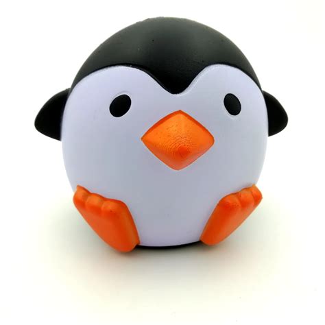 Cute Fun Cartoon Animal Squishy Soft Penguin Squishy Pu Slow Rising