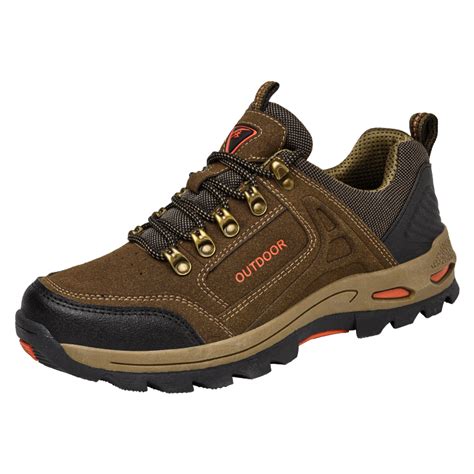 Mens Non Slip Waterproof Wear Resistant Scrub Outdoor Hiking Shoes