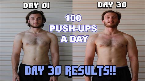 Day Challenge Push Ups A Day Day Results Before After