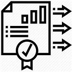 Data Icon Guaranty Certificate Graph Icons Editor
