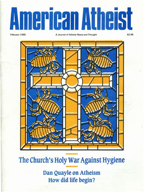 American Atheist Magazine Feb 1989 Atheism Protestantism