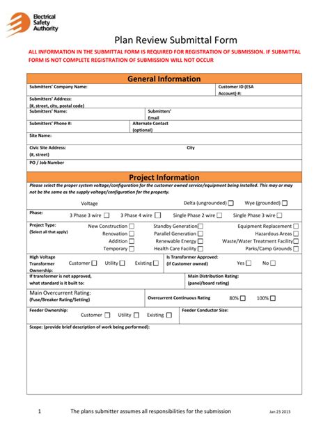 Submittal Template Hq Printable Documents