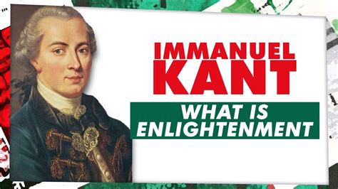 Immanuel Kant What Is Enlightenment Youtube