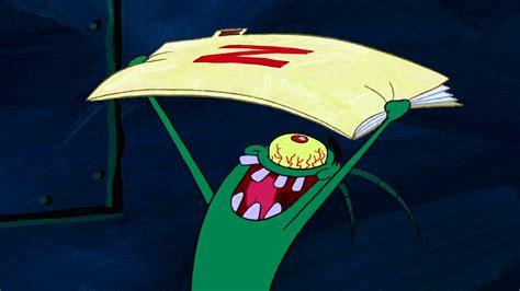 Plankton Spongebob Esponja Sheldon Squarepants Plancton Ausmalbilder