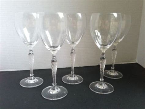 Royal Doulton Stemware Crystal Wine Glasses Set Of