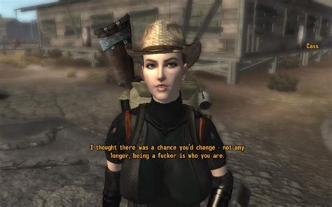 Fnv Anyone Know What Kind Of Face Mod This Is On Cass Believed Was