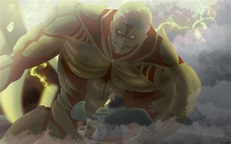 Hd Wallpaper Anime Attack On Titan Armored Titan Wallpaper Flare