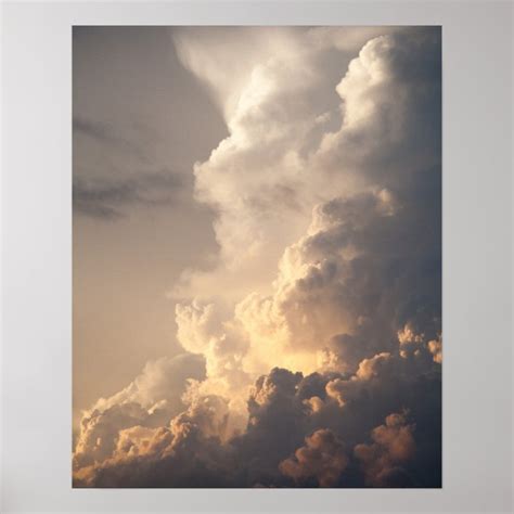 Thunderhead Cloud Heaven Sky Storm Clouds Poster