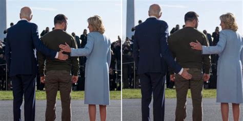 Fact Check Did Biden Grab Zelenskys Butt In Viral White House Photo