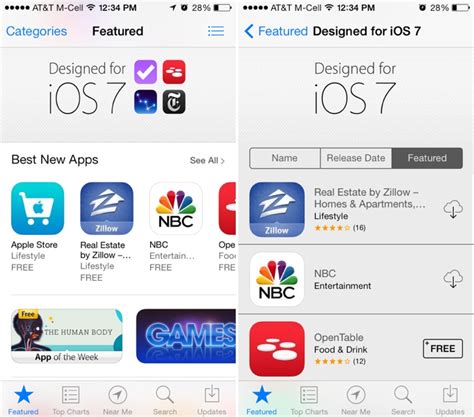 Apple Adds Designed For Ios 7 Section To App Store Macrumors