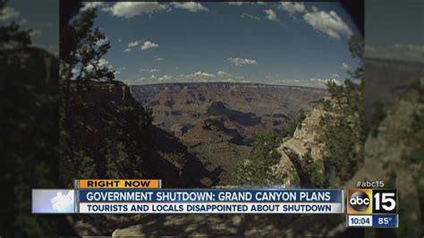 Government Shutdown Hits Grand Canyon Youtube