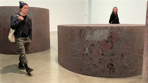 Richard Serra At Gagosian Gallery 24th St Youtube