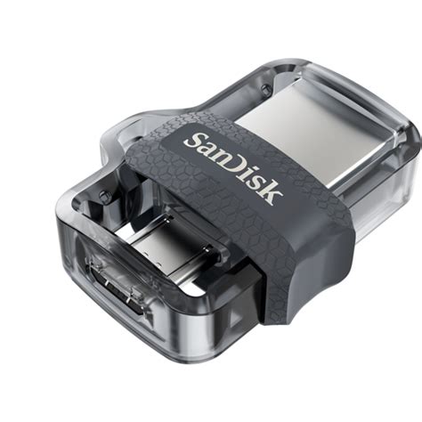 Flash Drive Sandisk Ultra Dual M30 16gb Sddd3 016g G46 Black