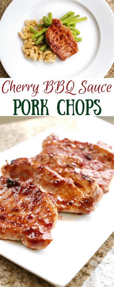 If you've never had the pleasure of a cheeerwine experience, think cherry coke, but with an extra sweet cherry wallop. Cherry BBQ Sauce Pork Chops | Recipe | Bbq sauce, Pork ...