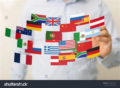 World Map All States Their Flags Stock Photo 1933212554 Shutterstock